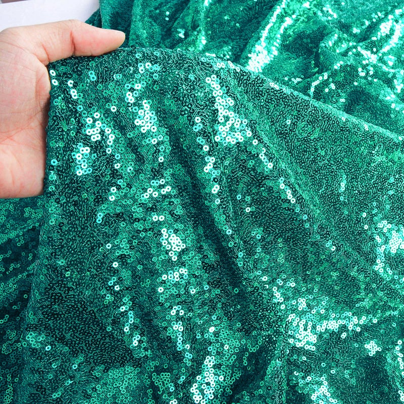 DUOBAO Aisle Runners for Weddings 2FTx15FT Green Sequin Aisle-Runner Wedding Ceremony Decorations Outdoor Carpets Ceremony Decoration Runner Rug for Hallway Floor Runner for Party - Image 5